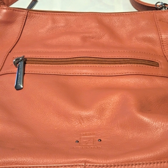 Stone Mountain Accessories Shoulder Bag Item# A90475 Medium Size Orangish-Tan - Picture 4 of 15